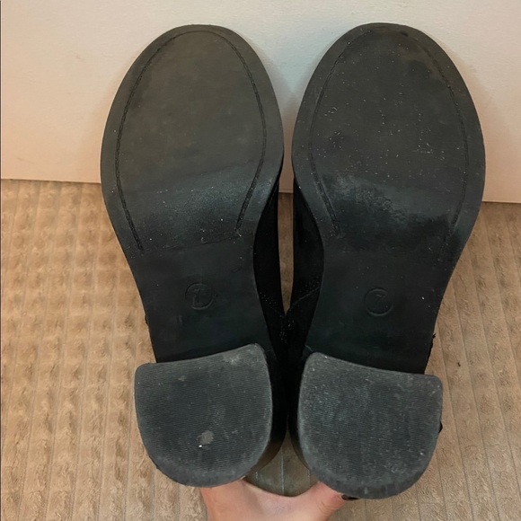 LORD & TAYLOR Lexie & Abbie Karina Zip Ankle Boots Black Booties - Picture 8 of 8